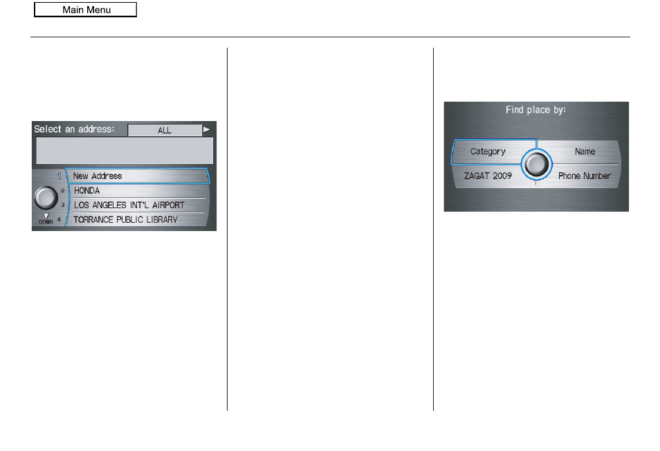Entering a destination, 2010 pilot | HONDA 2010 Pilot Navigation User Manual | Page 28 / 159