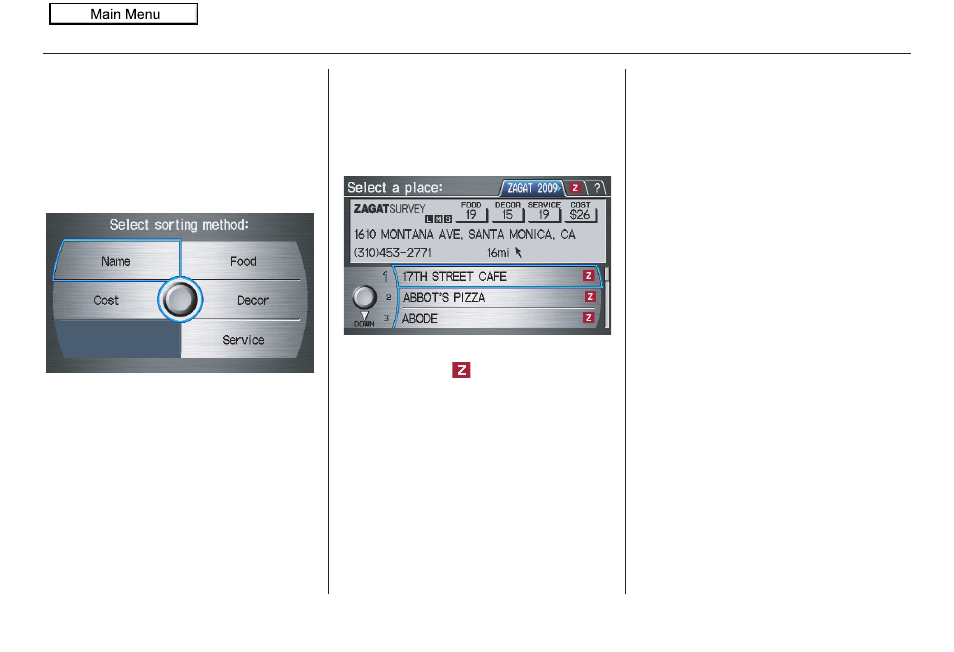 Entering a destination, 2010 pilot | HONDA 2010 Pilot Navigation User Manual | Page 34 / 159