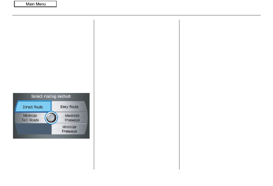 Driving to your destination, 2010 pilot | HONDA 2010 Pilot Navigation User Manual | Page 47 / 159