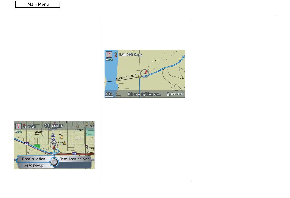 Position (pg, Driving to your destination, 2010 pilot | HONDA 2010 Pilot Navigation User Manual | Page 62 / 159