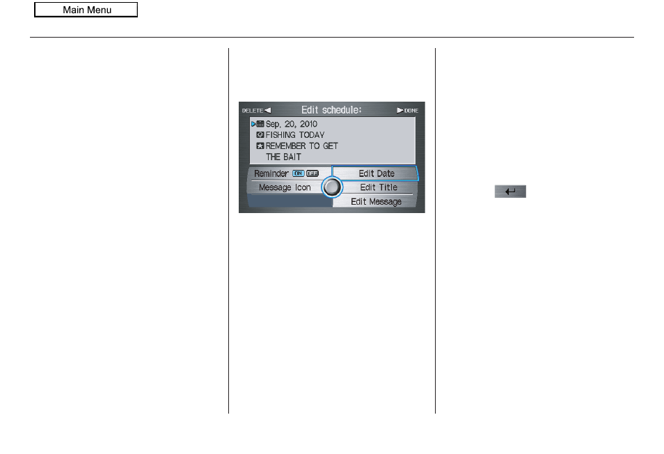 Information features, 2010 pilot | HONDA 2010 Pilot Navigation User Manual | Page 71 / 159