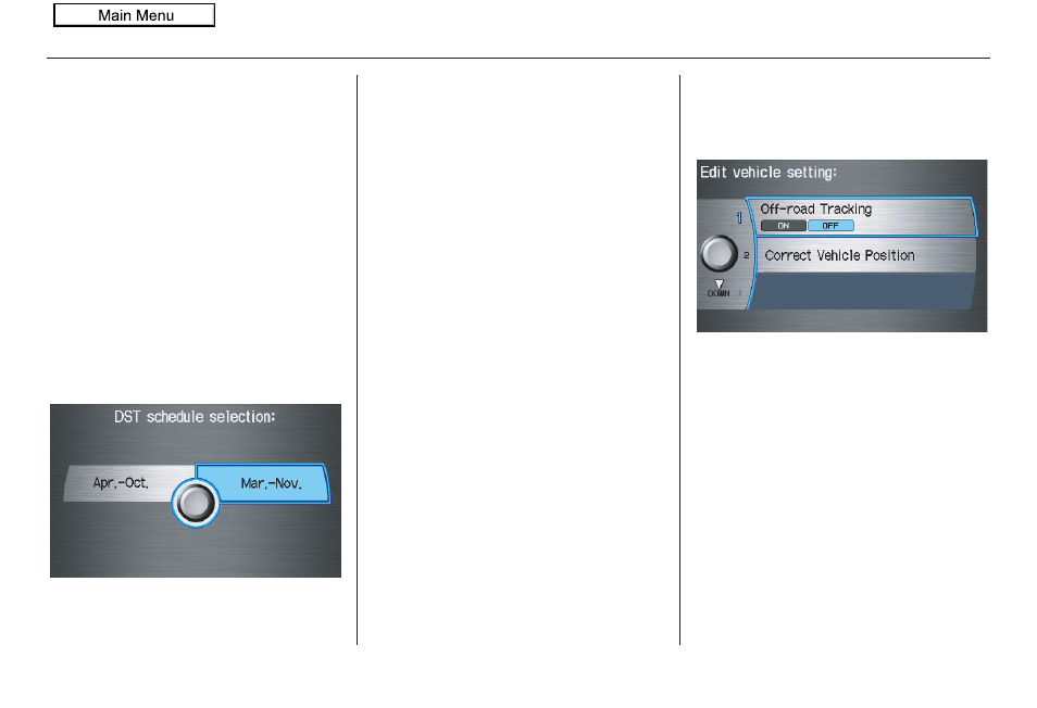 Cking, System setup, 2010 pilot | HONDA 2010 Pilot Navigation User Manual | Page 95 / 159