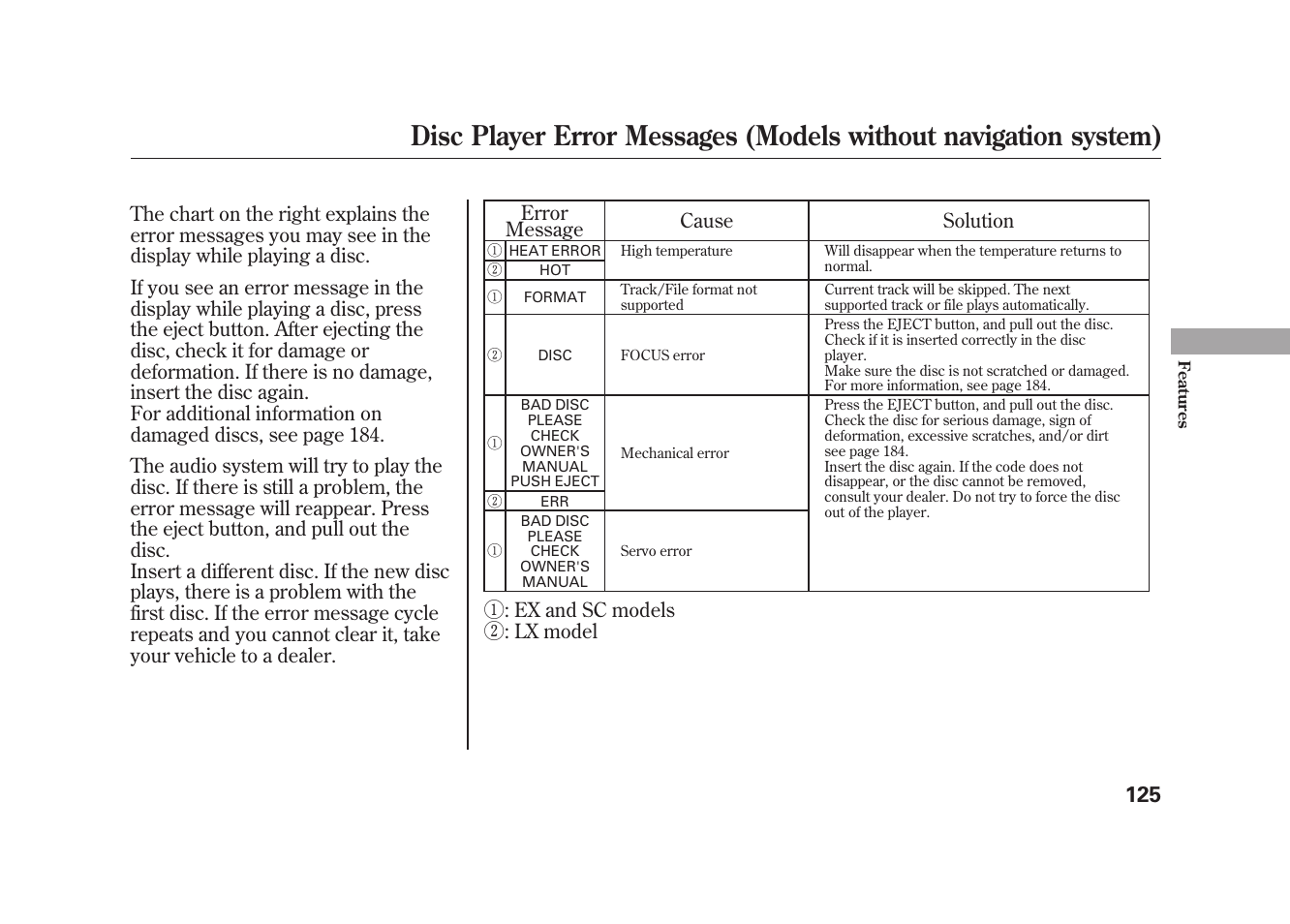 HONDA 2009 Element User Manual | Page 131 / 346