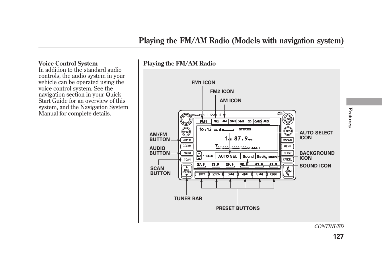 HONDA 2009 Element User Manual | Page 133 / 346