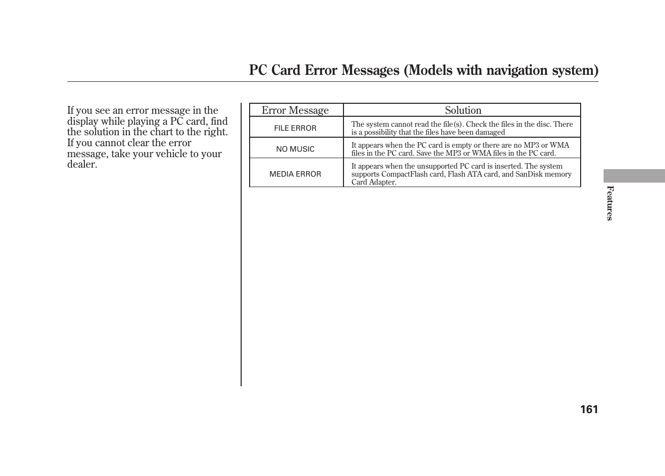 HONDA 2009 Element User Manual | Page 167 / 346