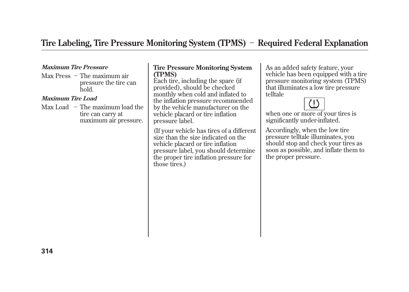 HONDA 2009 Element User Manual | Page 320 / 346