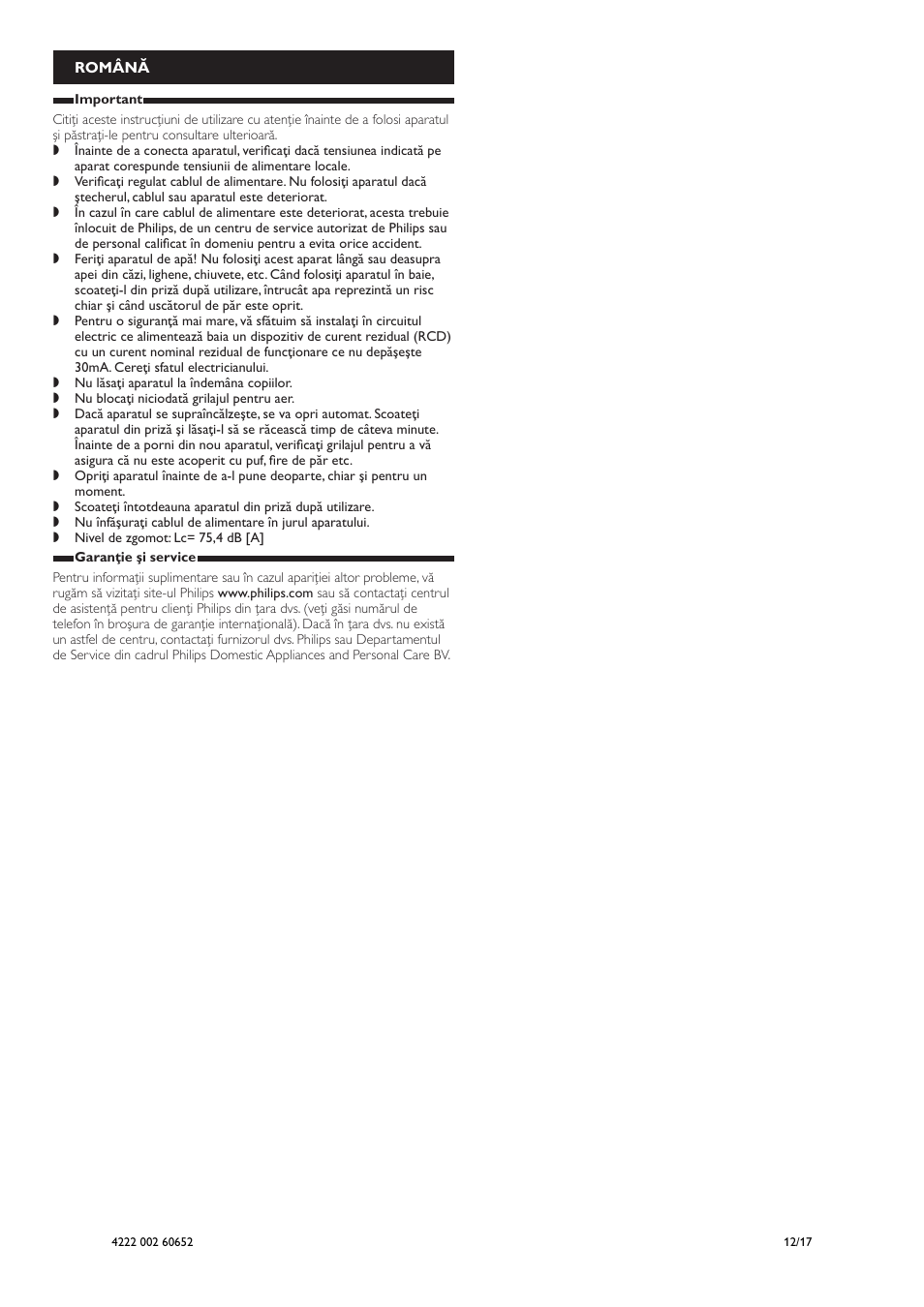 Philips HP 4819 User Manual | Page 12 / 17