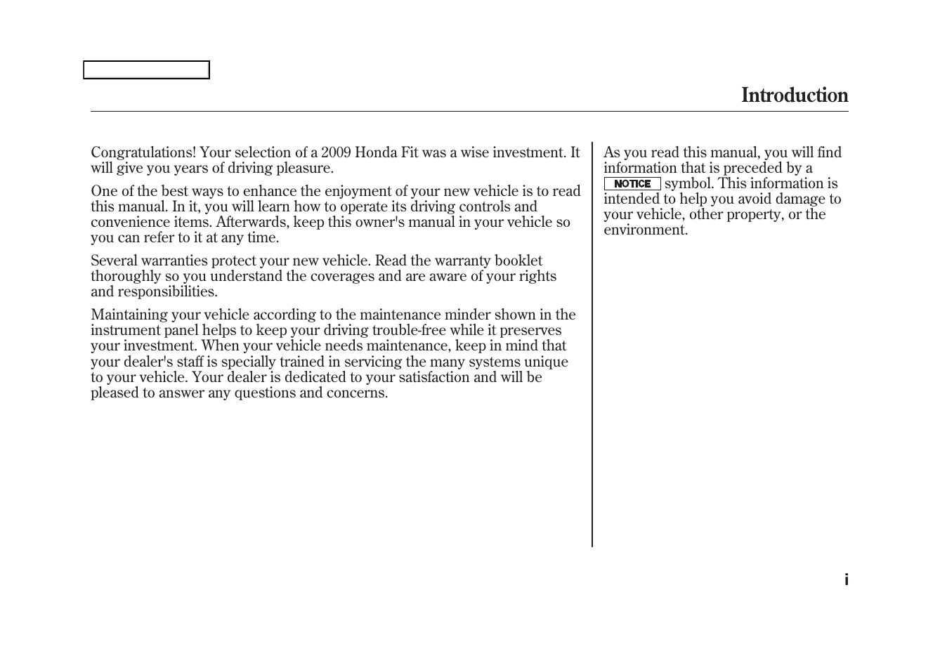 HONDA 2009 Fit User Manual | 352 pages