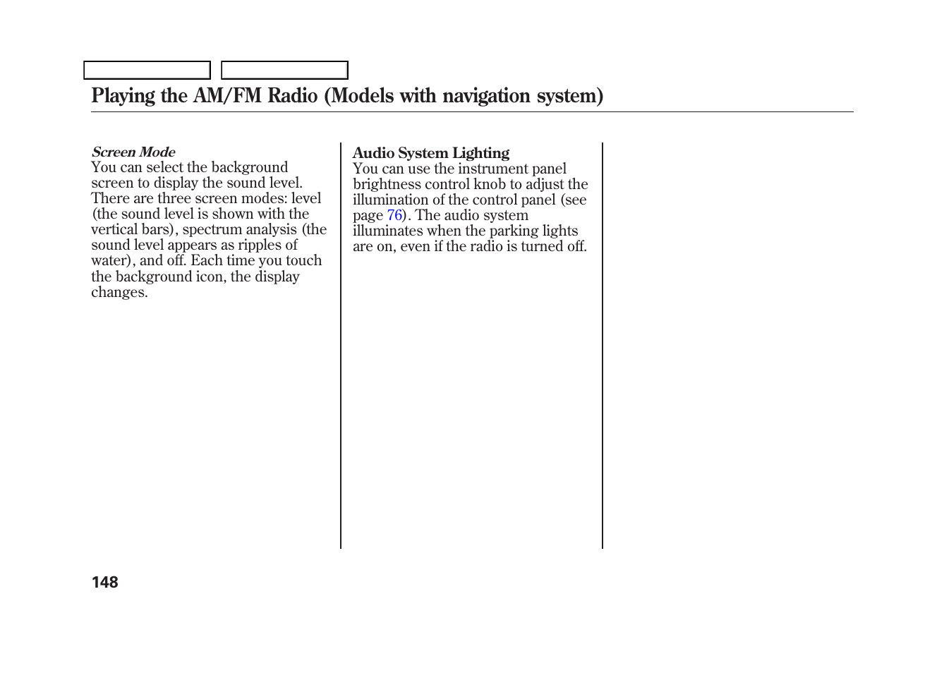 HONDA 2009 Fit User Manual | Page 151 / 352