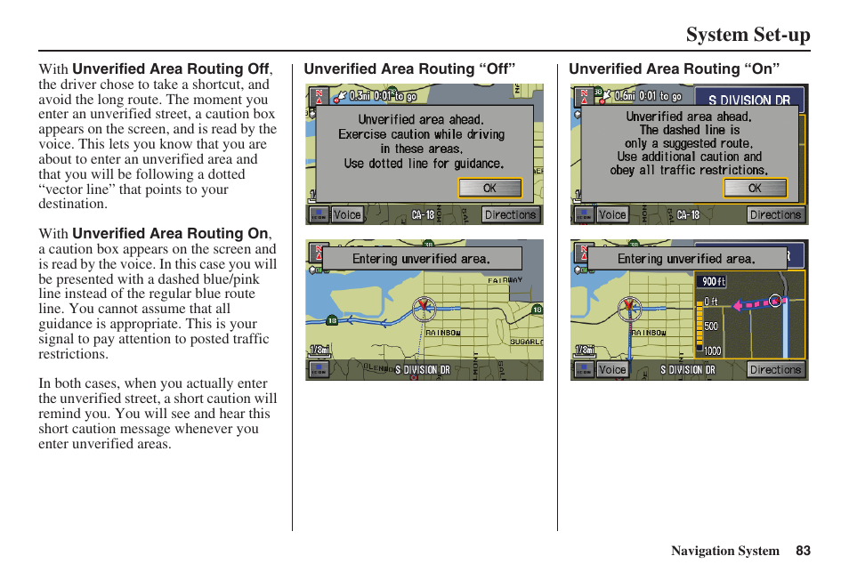 System set-up | HONDA 2008 Ridgeline 31SJC8100 User Manual | Page 84 / 136