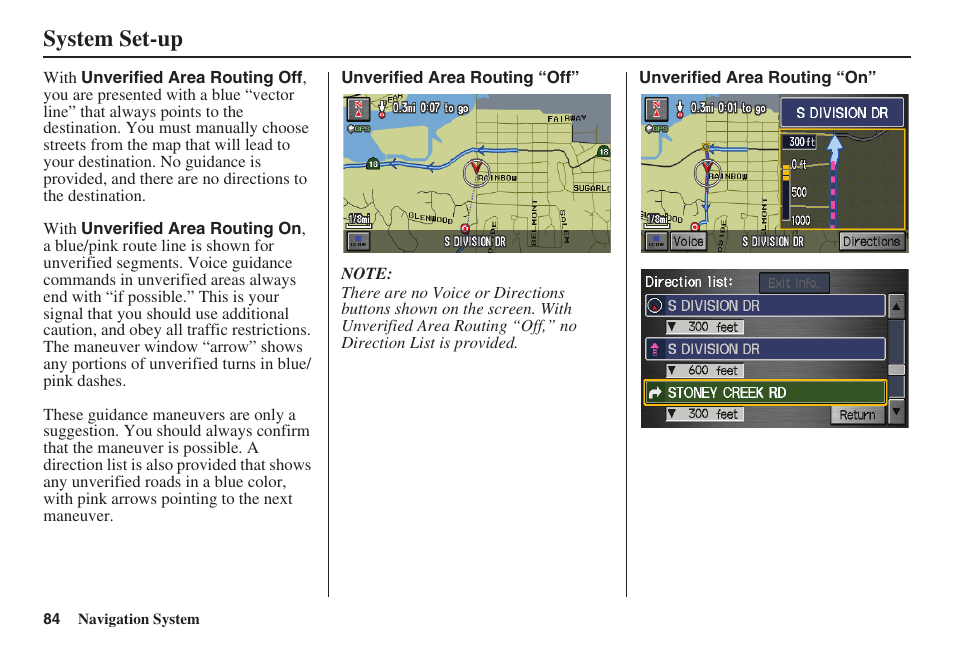 System set-up | HONDA 2008 Ridgeline 31SJC8100 User Manual | Page 85 / 136