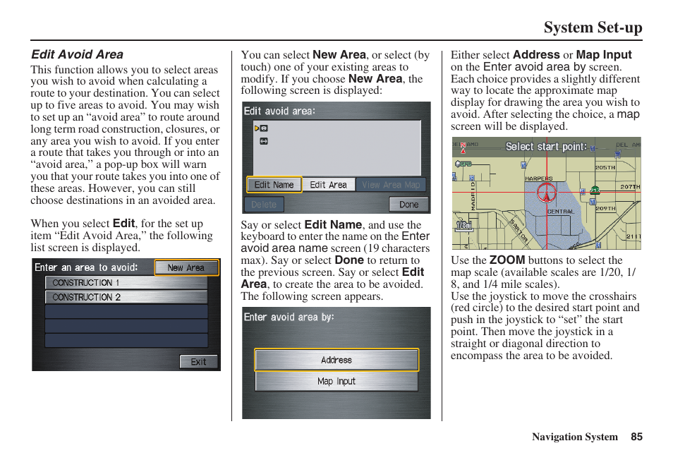 System set-up | HONDA 2008 Ridgeline 31SJC8100 User Manual | Page 86 / 136