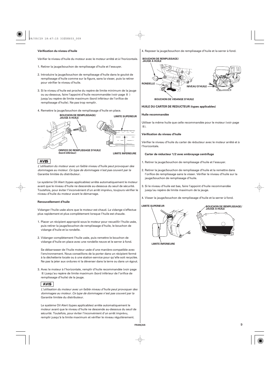 HONDA GX340 User Manual | Page 29 / 60