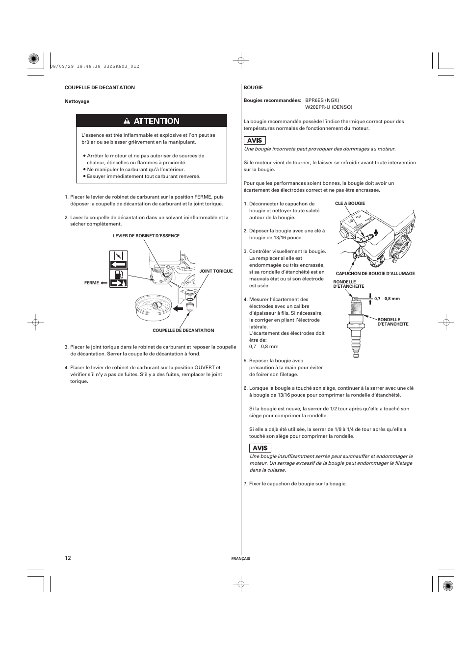 HONDA GX340 User Manual | Page 32 / 60