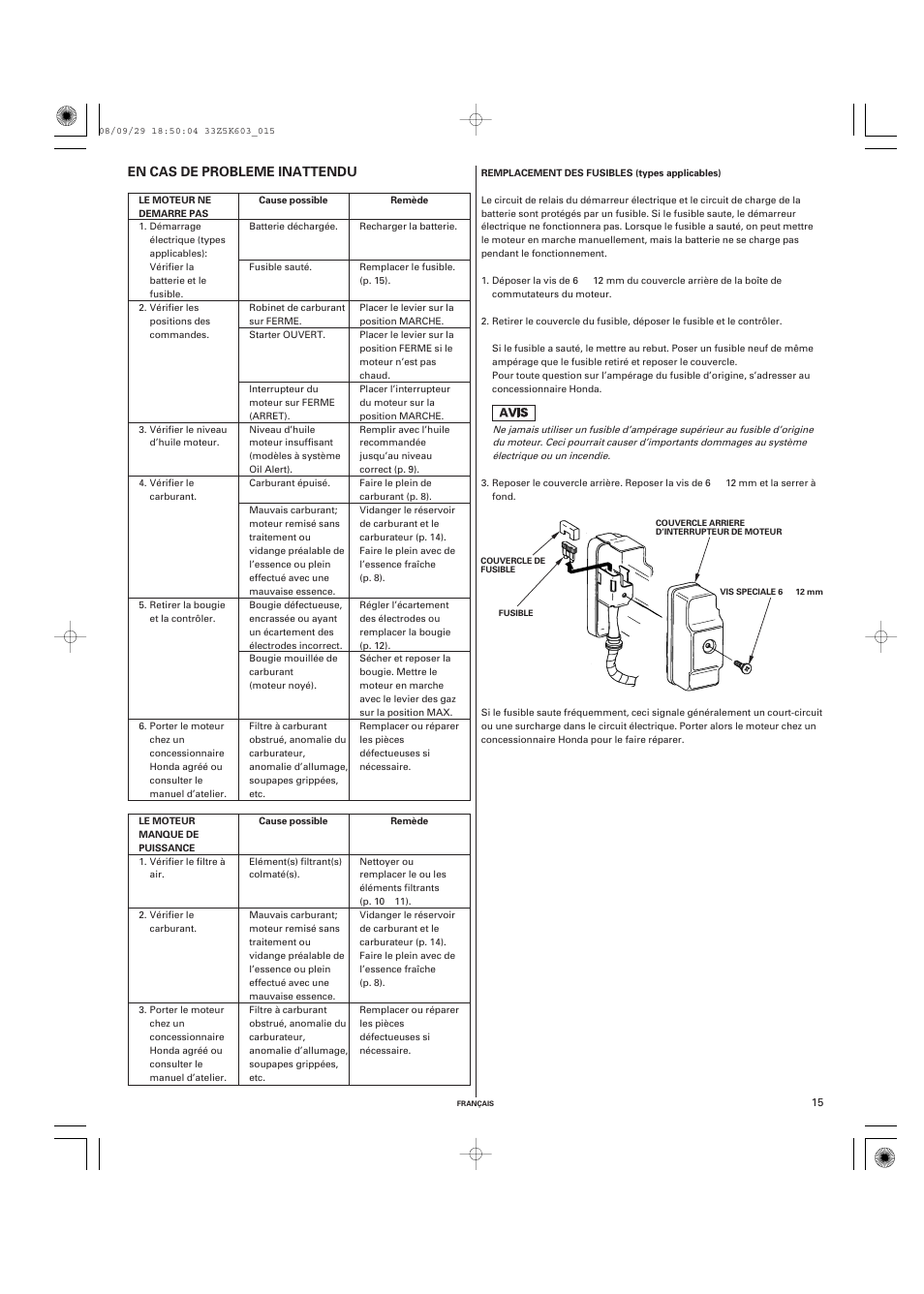 HONDA GX340 User Manual | Page 35 / 60