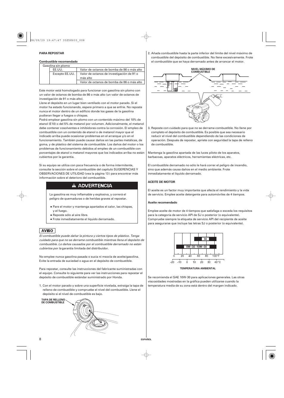 HONDA GX340 User Manual | Page 48 / 60