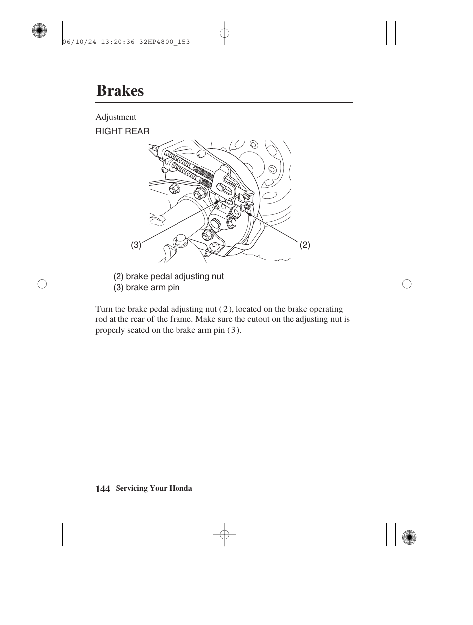 Brakes | HONDA TRX420TE/FE User Manual | Page 152 / 236