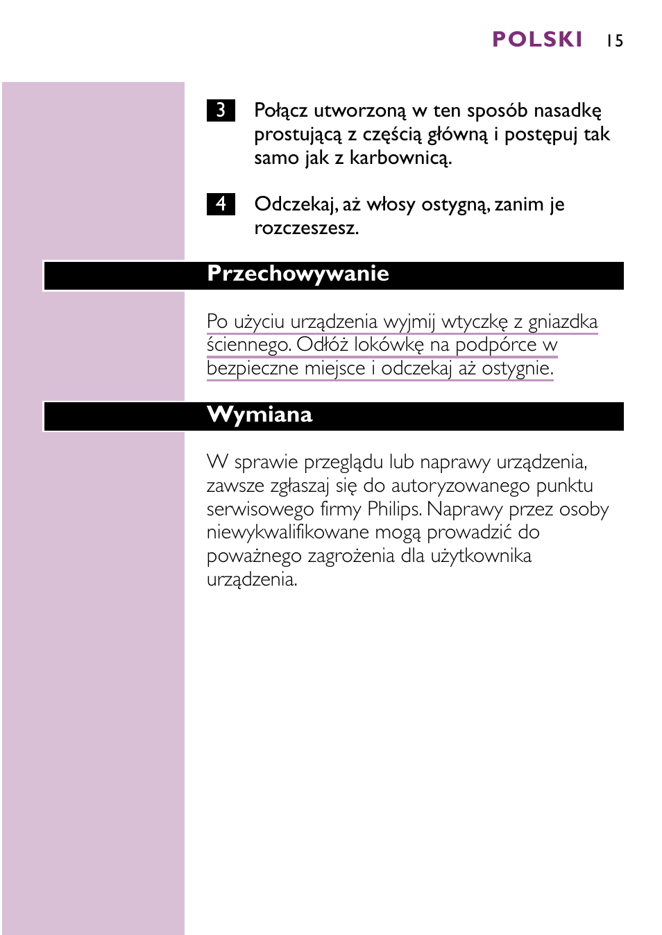 Philips hp4696 00 User Manual | Page 15 / 100