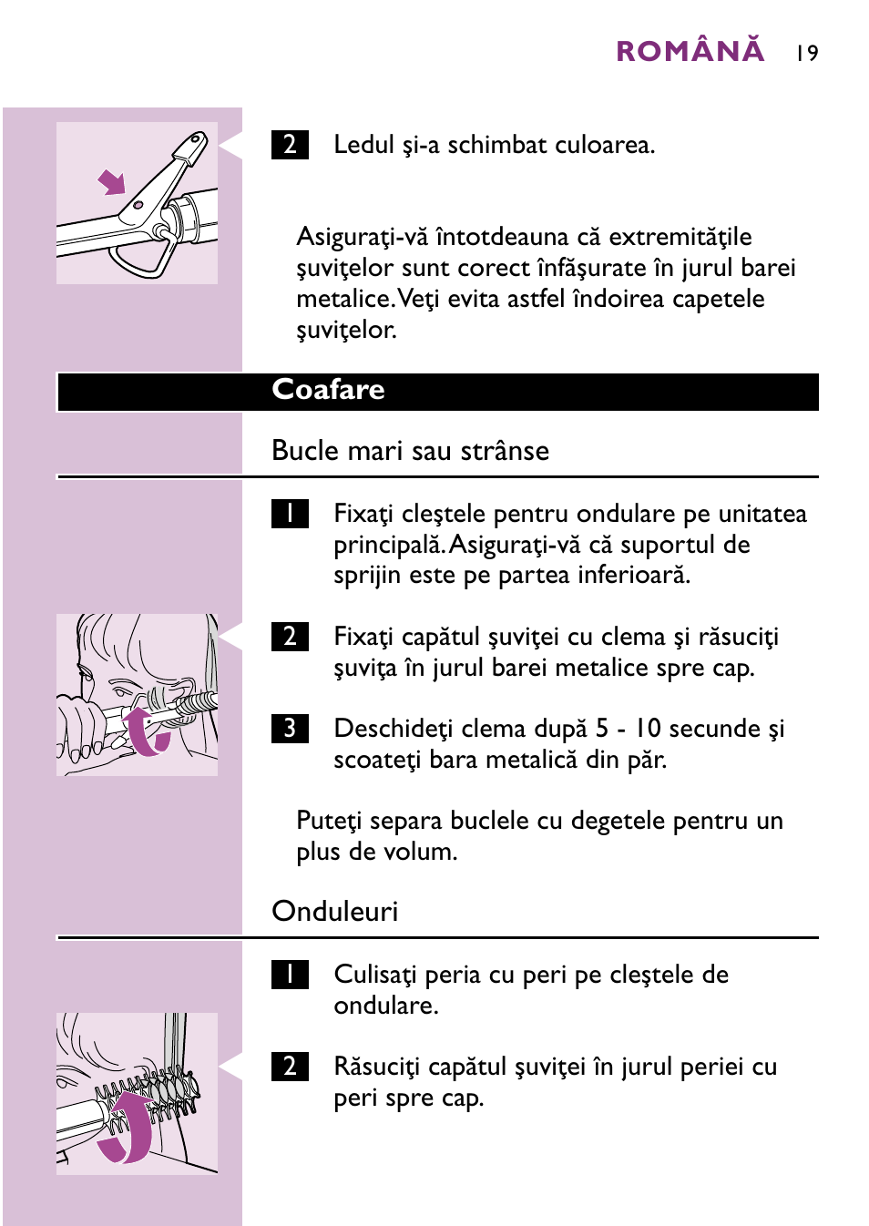Philips hp4696 00 User Manual | Page 19 / 100