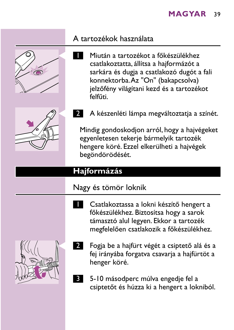Philips hp4696 00 User Manual | Page 39 / 100