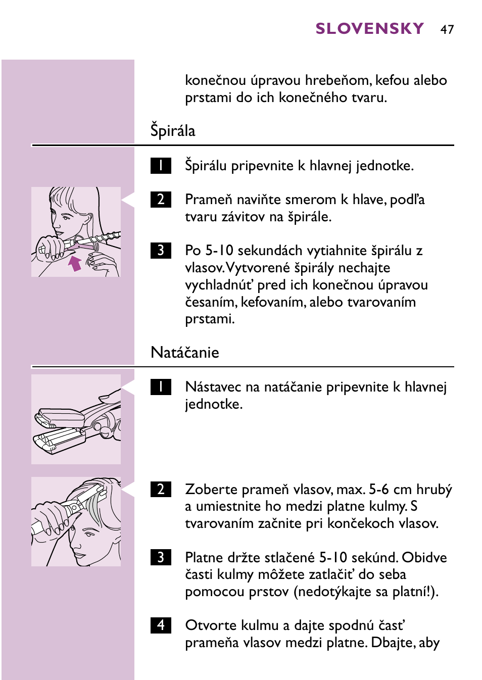 Philips hp4696 00 User Manual | Page 47 / 100