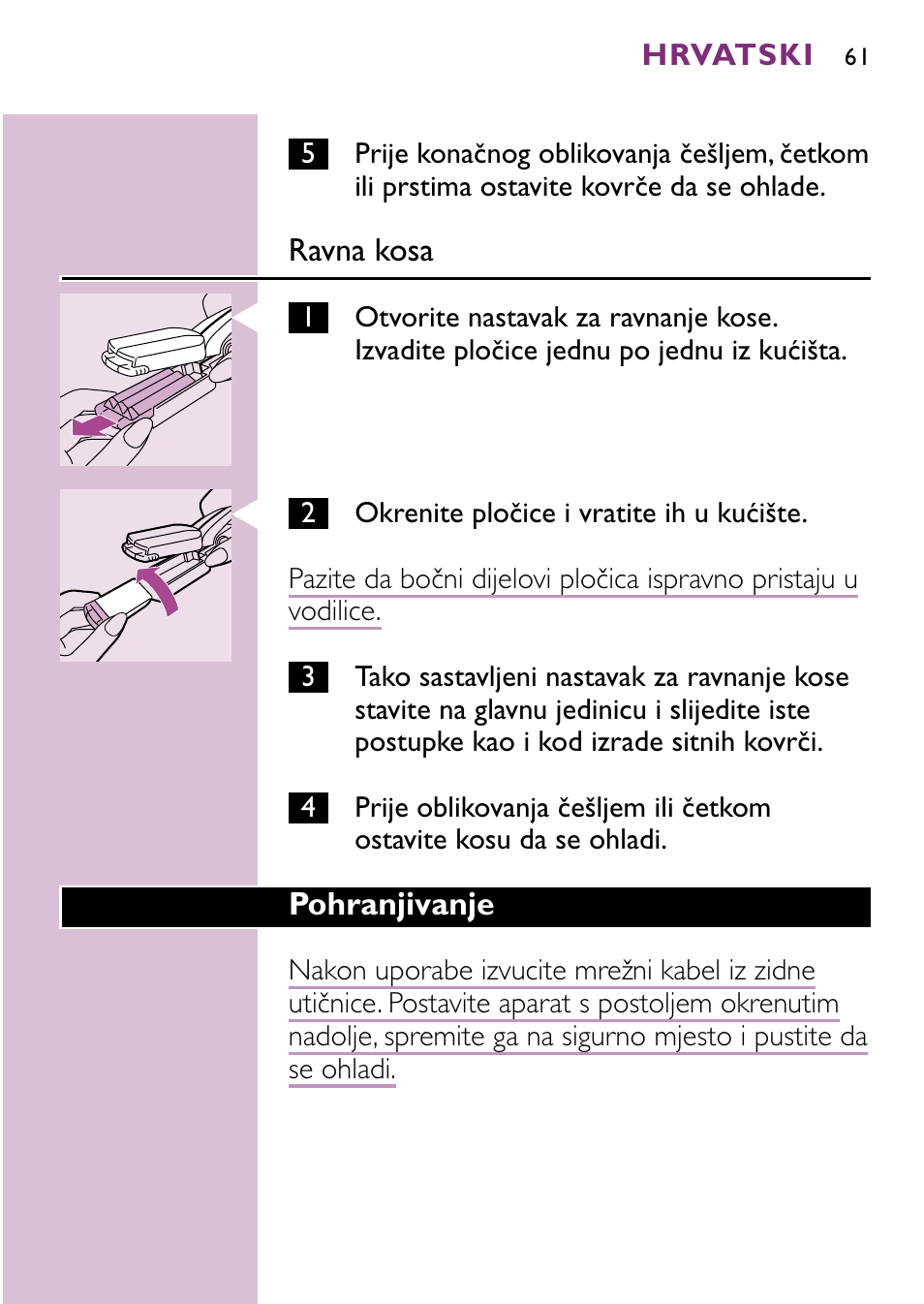 Philips hp4696 00 User Manual | Page 61 / 100