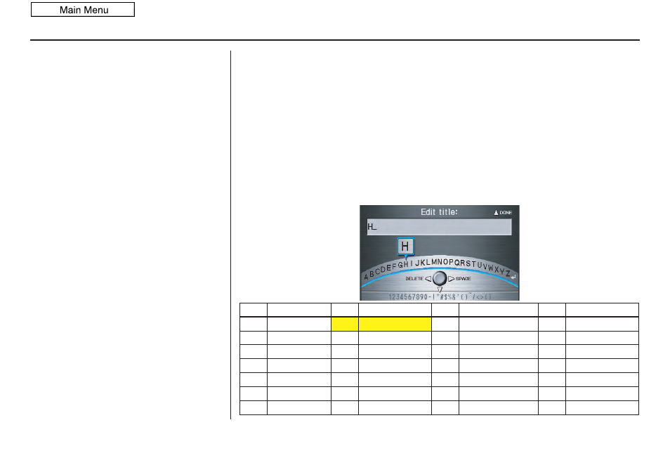 Getting started, 2010 accord crosstour, Entering information | HONDA 2010 Accord Crosstour Navigation User Manual | Page 16 / 156