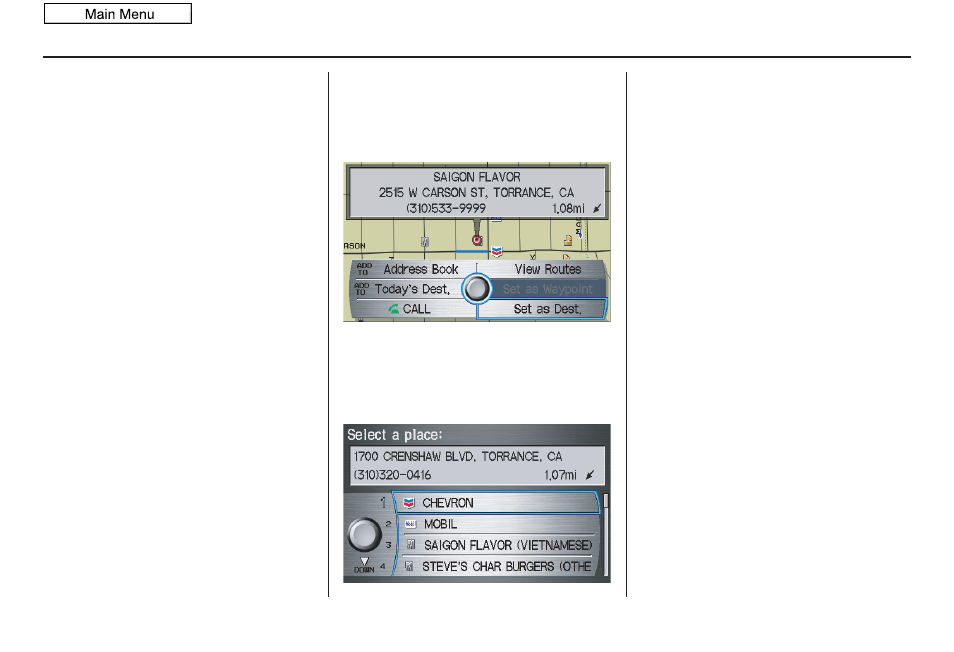Entering a destination, 2010 accord crosstour | HONDA 2010 Accord Crosstour Navigation User Manual | Page 41 / 156