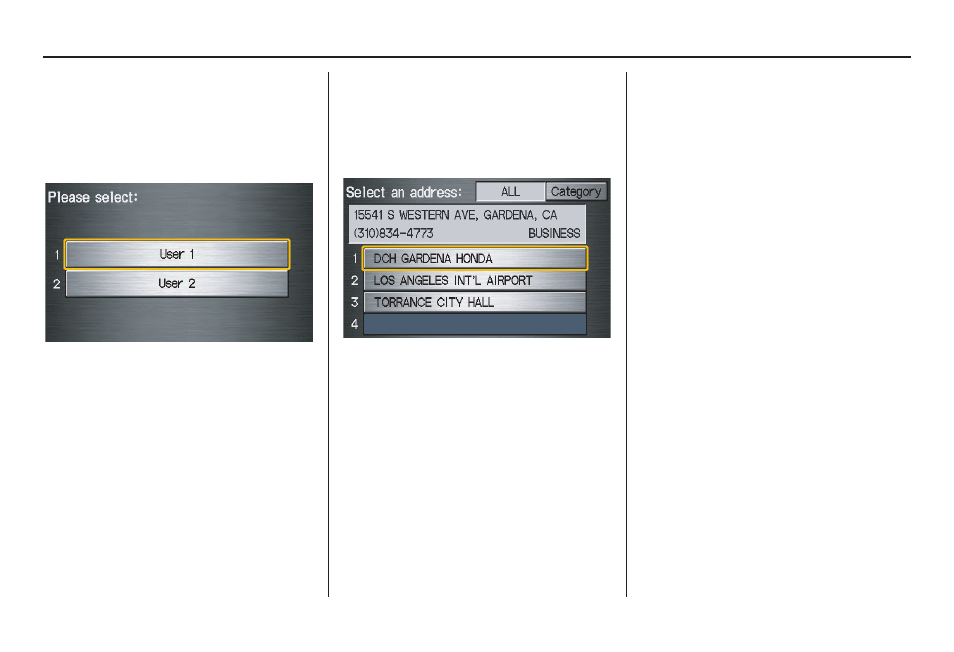 Entering a destination, 2010 ridgeline | HONDA 2010 Ridgeline Navigation User Manual | Page 45 / 151