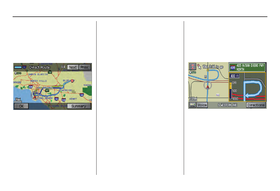 Driving to your destination, 2010 ridgeline | HONDA 2010 Ridgeline Navigation User Manual | Page 49 / 151