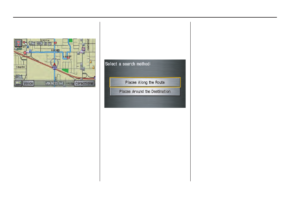 Driving to your destination, 2010 ridgeline | HONDA 2010 Ridgeline Navigation User Manual | Page 66 / 151