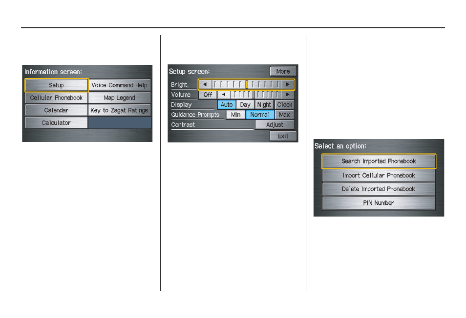 Information features, 2010 ridgeline | HONDA 2010 Ridgeline Navigation User Manual | Page 71 / 151