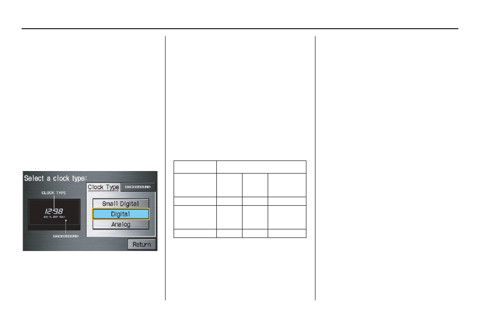 System setup, 2010 ridgeline | HONDA 2010 Ridgeline Navigation User Manual | Page 79 / 151