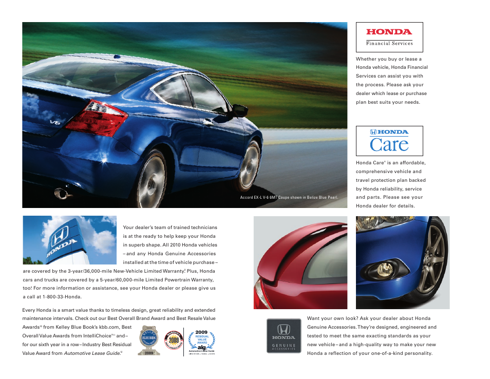 HONDA ACCORD COUPE LX-S User Manual | Page 5 / 5
