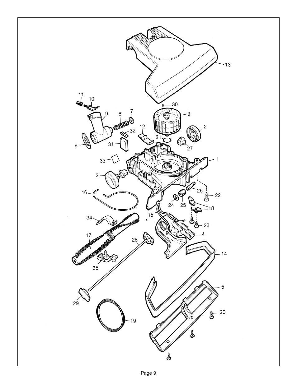 H-P Products TURBINE POWERHEAD and HAND HELD TURBINE POWERHEAD User Manual | Page 9 / 10