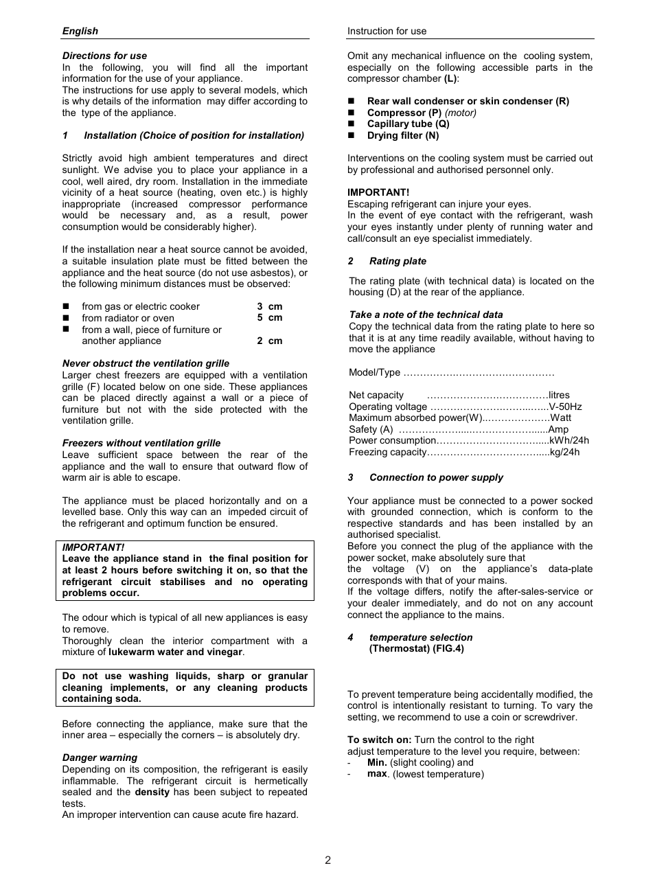 haier BD-267G User Manual | Page 14 / 61