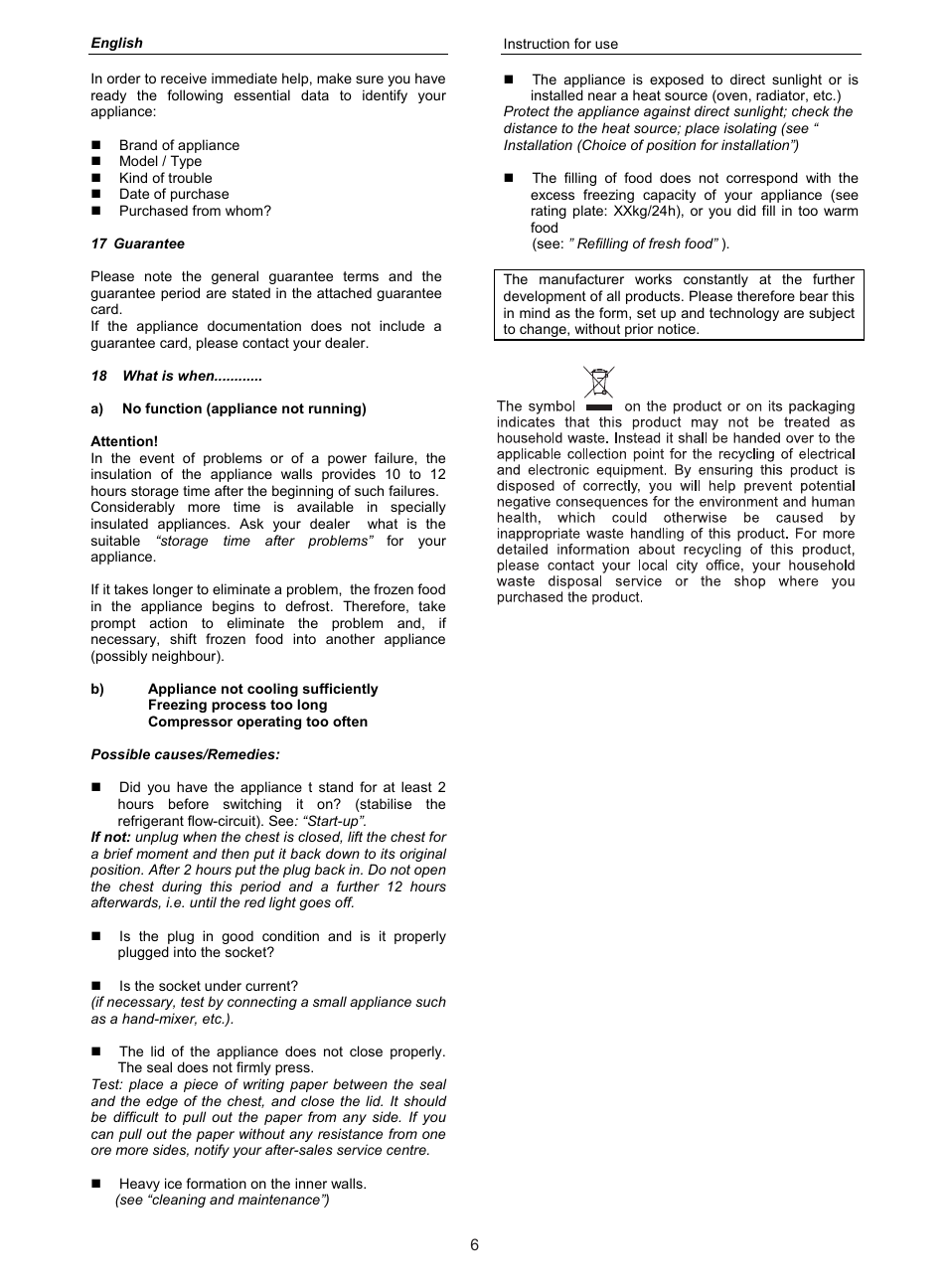 haier BD-267G User Manual | Page 18 / 61