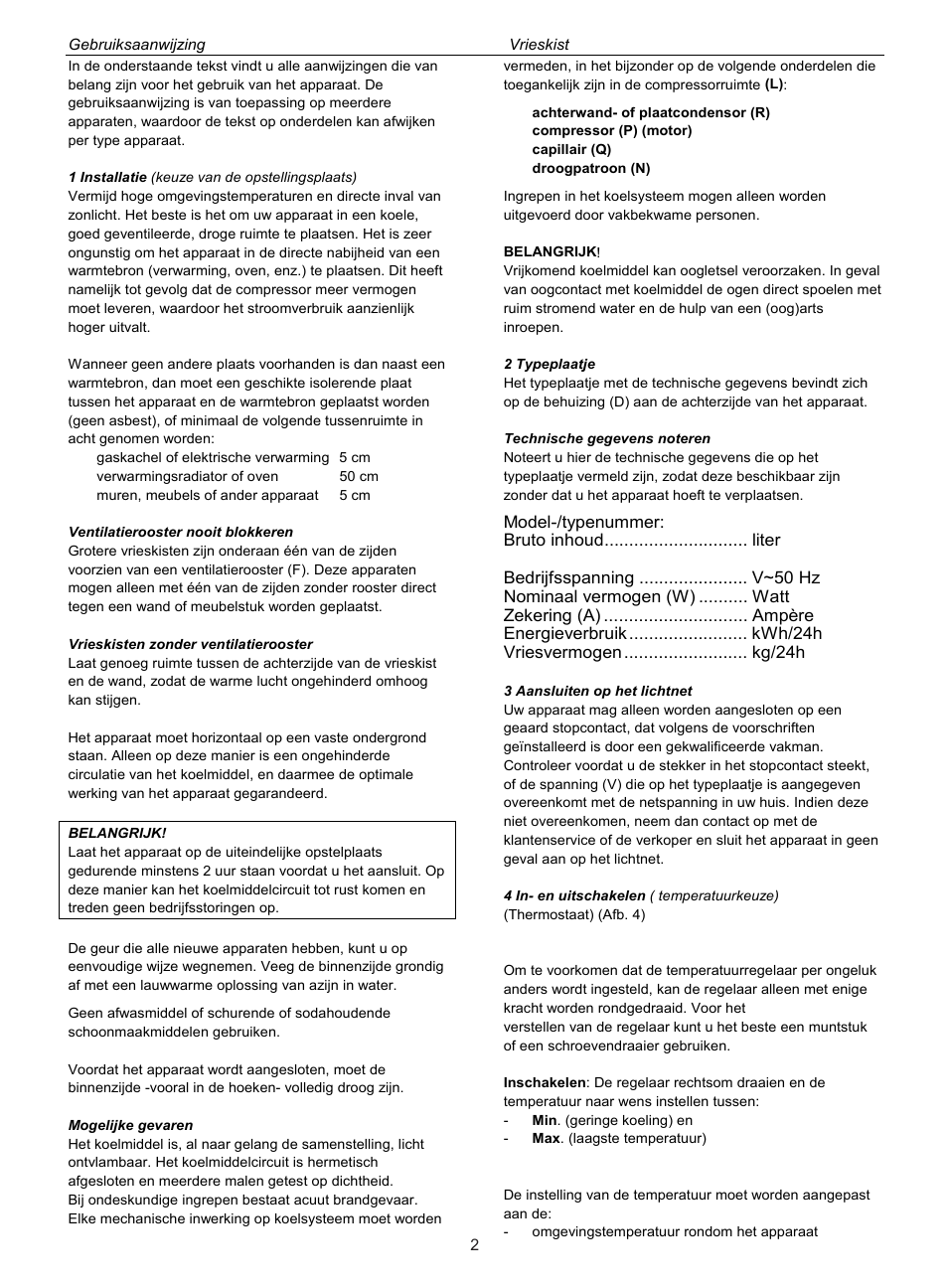 haier BD-267G User Manual | Page 54 / 61