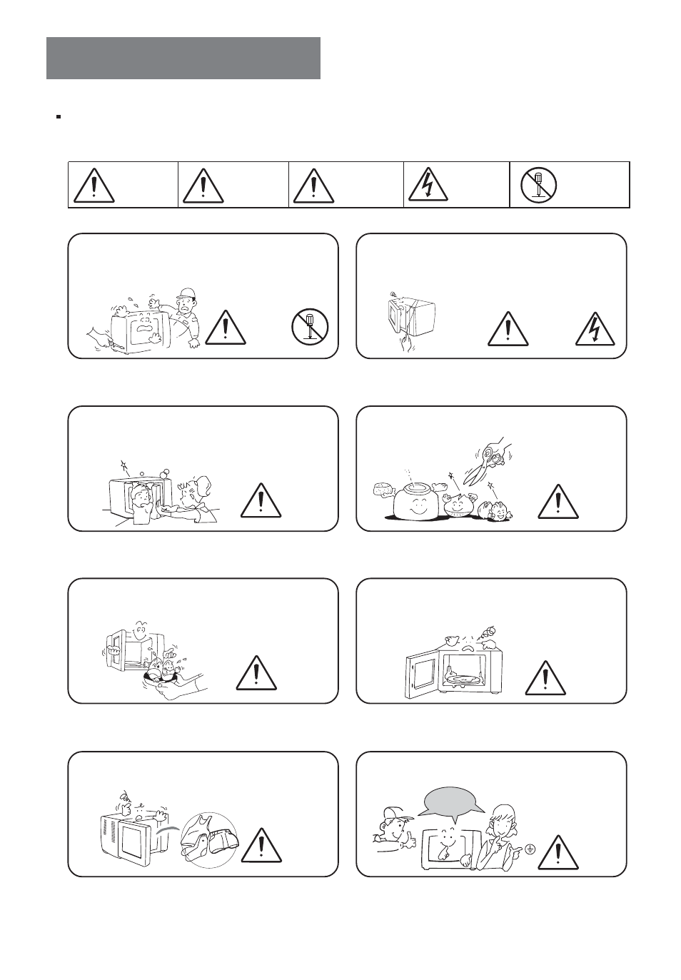 Safety precautions, Attention | haier MS-2480EG(SS) User Manual | Page 5 / 19