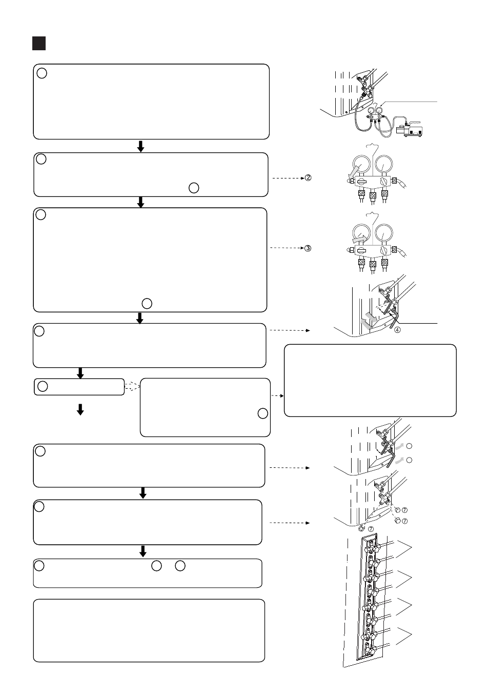 Purging method: to use vacuum pump | haier AU282XHERA User Manual | Page 14 / 20
