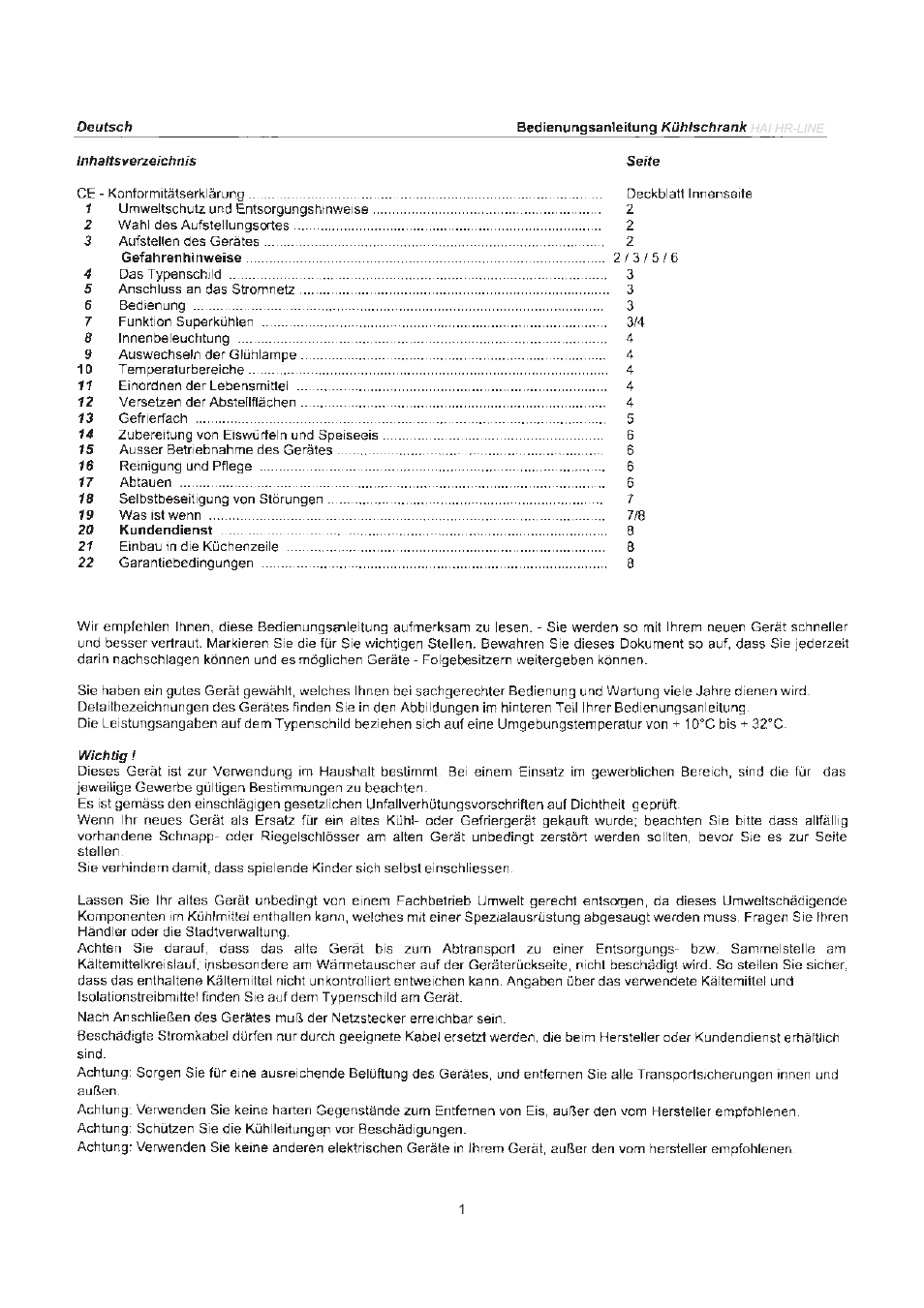 haier HR-123 User Manual | Page 3 / 73