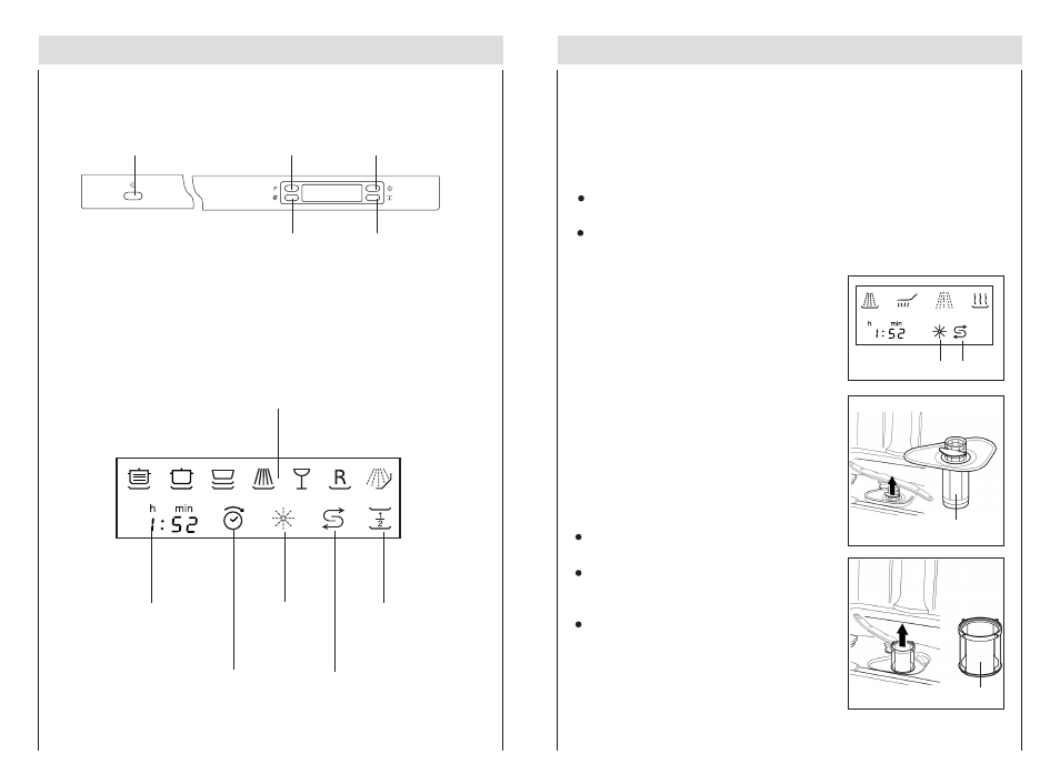 Getting to know your dishwasher, Care and maintenance, Close-up view (control panel) | Overall condition of appliance, Filters, Rinse-aid, Dishwasher salt | haier DW15-PFE S User Manual | Page 10 / 18