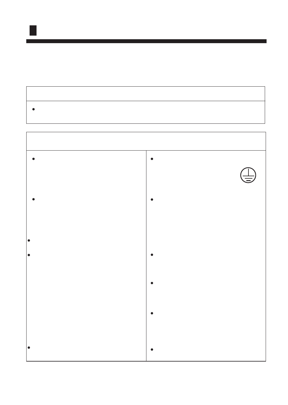 Installation, Warning ! caution | haier AC182ACEEA User Manual | Page 9 / 23