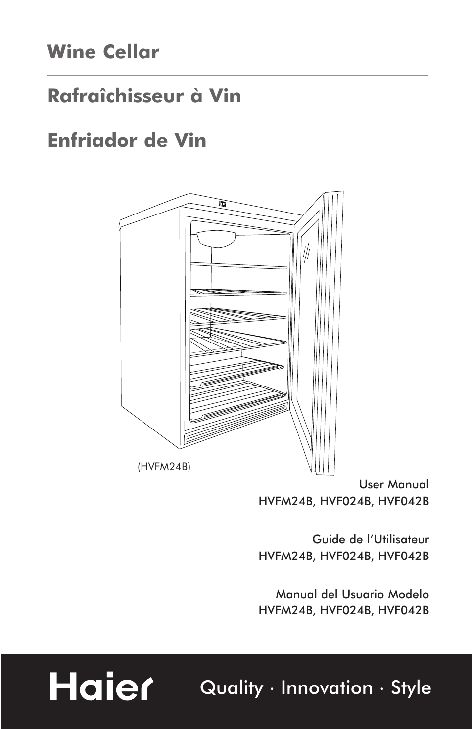 haier HVFM24B User Manual | 44 pages