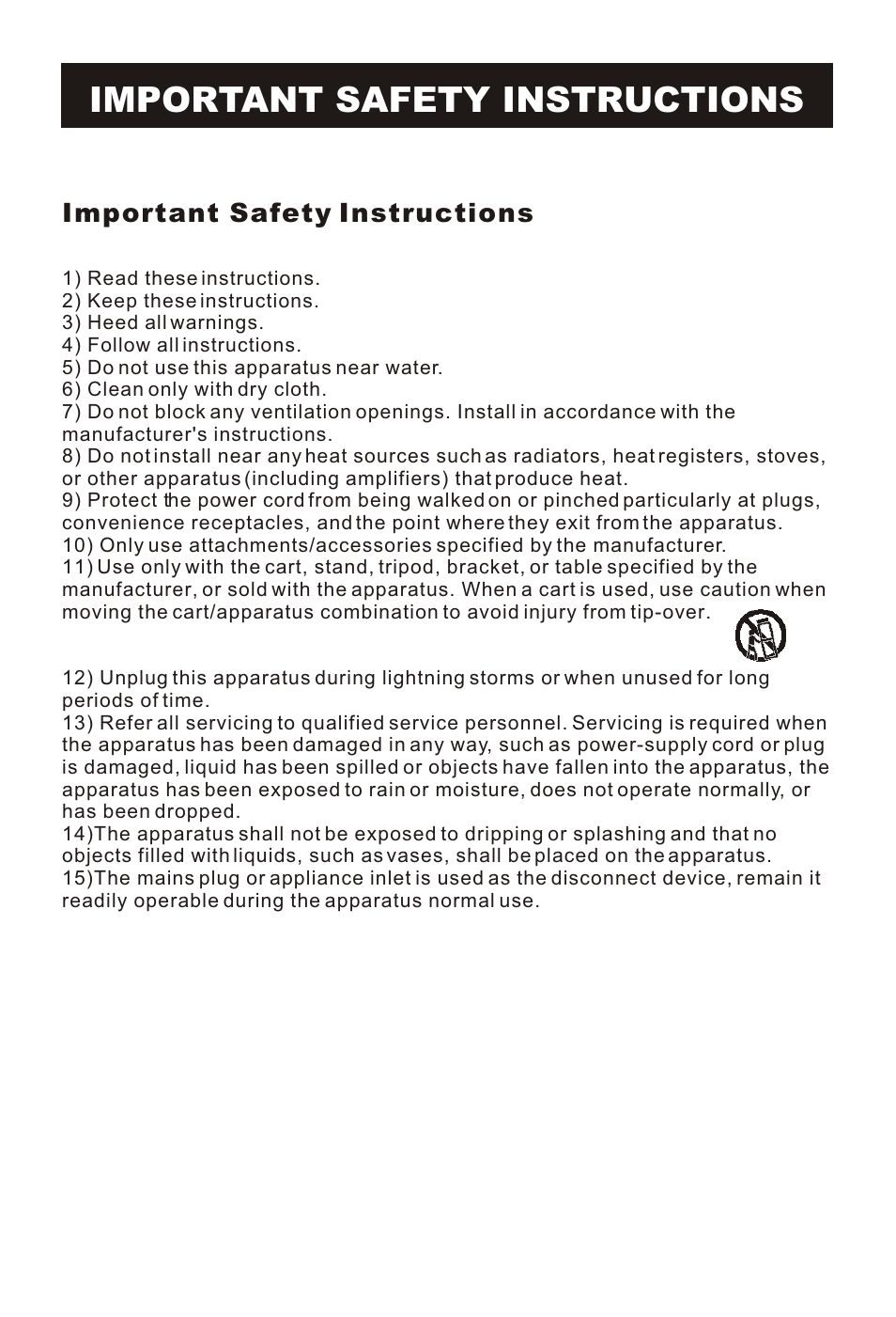 Т³гж 3, Important safety instructions | haier HL19R1 User Manual | Page 3 / 49