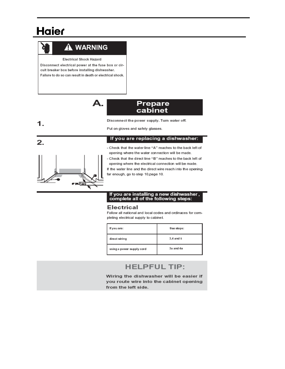 haier ESD402 User Manual | Page 11 / 49