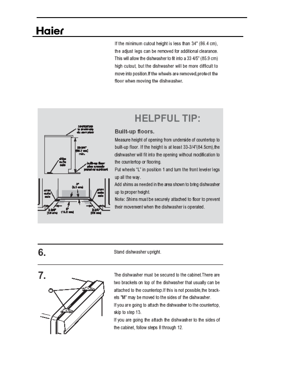 haier ESD402 User Manual | Page 18 / 49