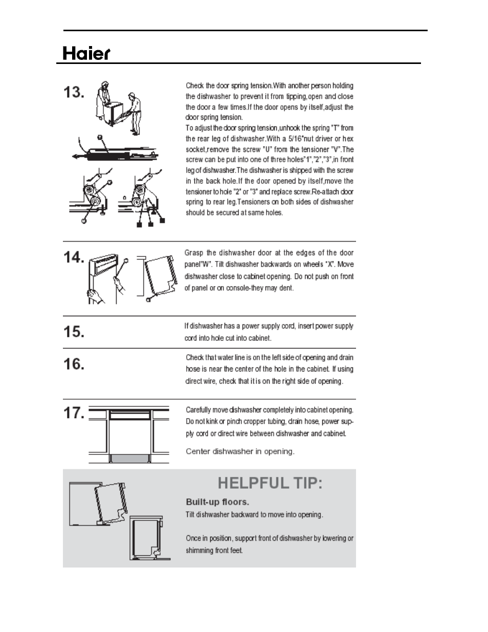 haier ESD402 User Manual | Page 20 / 49