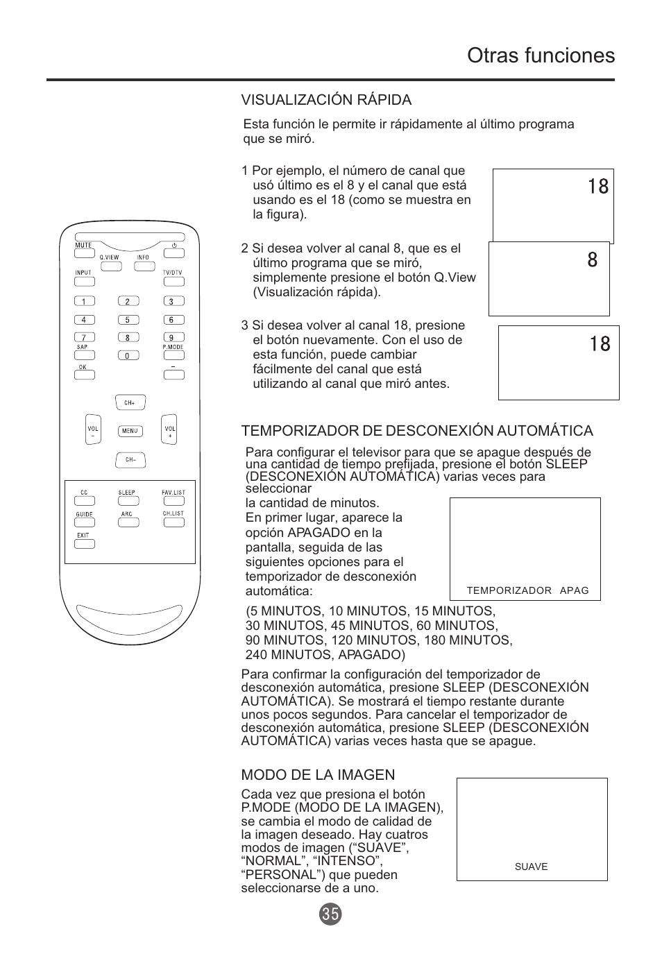 Otras funciones | haier HTR13 User Manual | Page 76 / 80