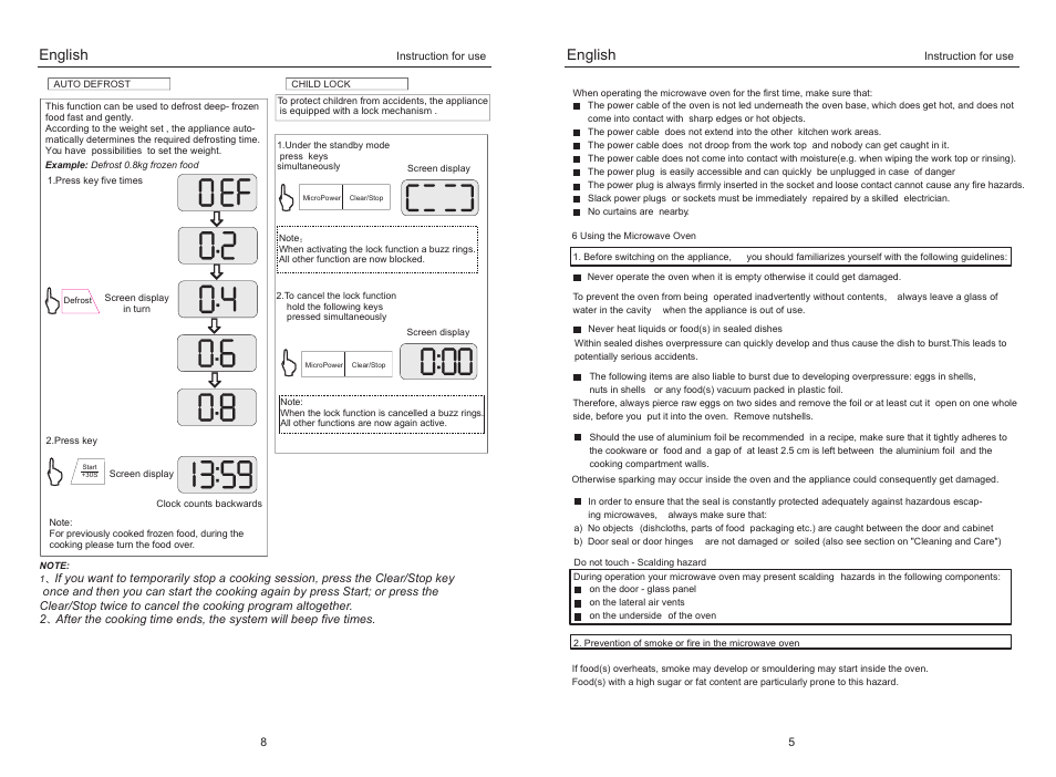English | haier EA-2080E User Manual | Page 7 / 8